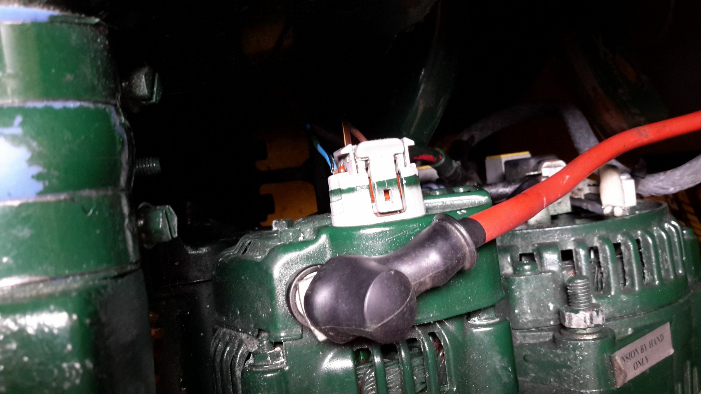 Beta43 Starter Alternator Plug. Boat Building & Maintenance Canal World