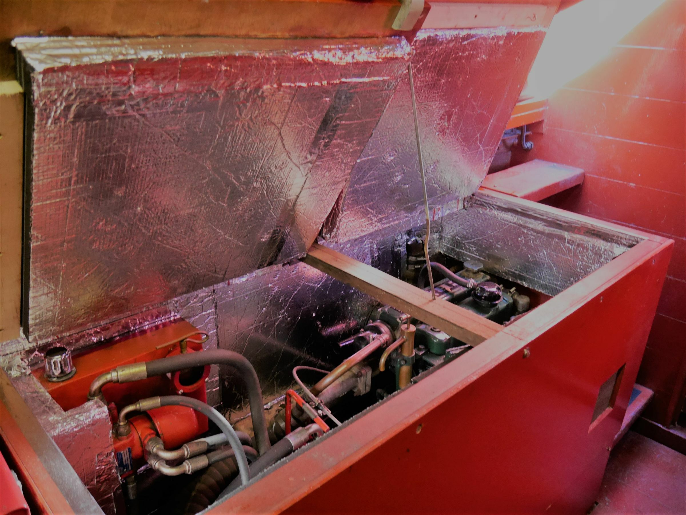 for engine enclosure on a trad? Boat Building