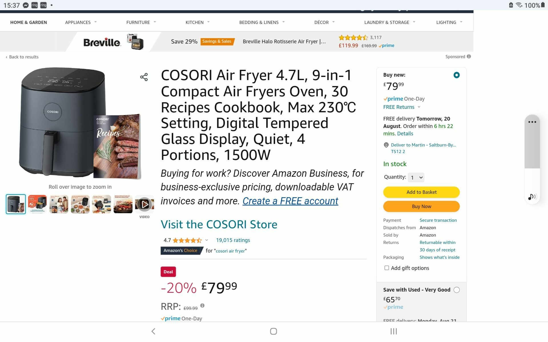 Air fryer for the boat? Boat Equipment Canal World