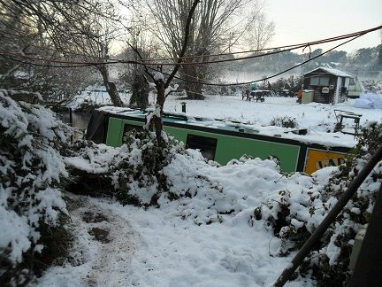 Icey Winter sport. - Living Afloat - Canal World