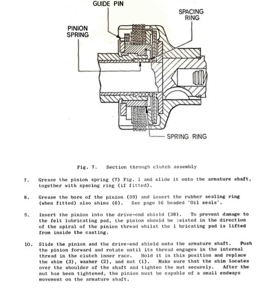 CAV BS5 starter motor current draw Vintage Engine Forum Canal World