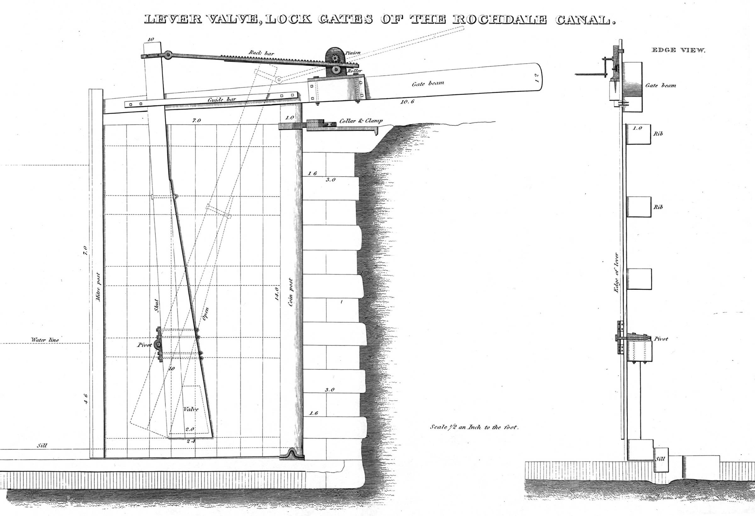 Narrow lock chamber construction page 3 history heritage canal