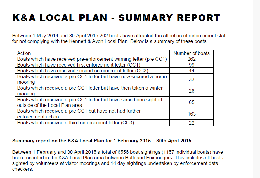 A broad view of canal boat licence fees (The other side) Page 5