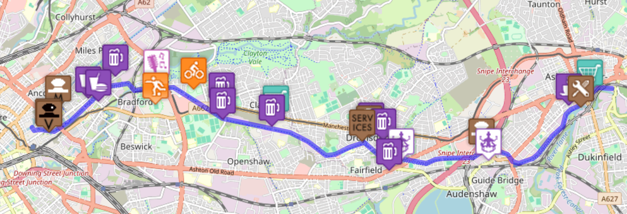 New Canal Maps - Online Interactive - Holidays Afloat - Canal World