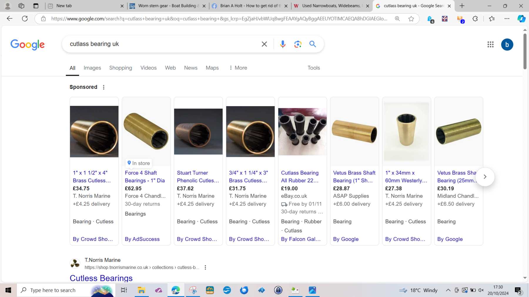 Worn stern gear Boat Building & Maintenance Canal World