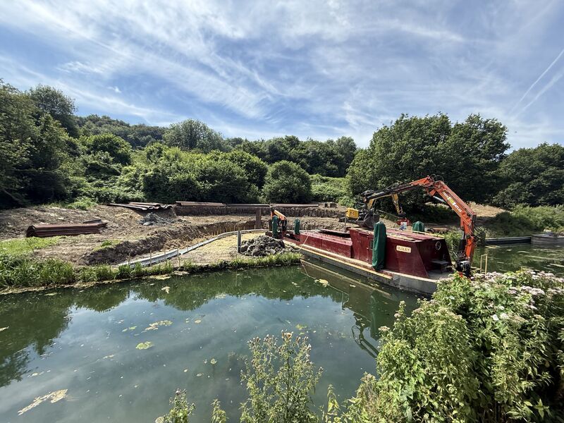 New Winding Hole at Stroud Brewery